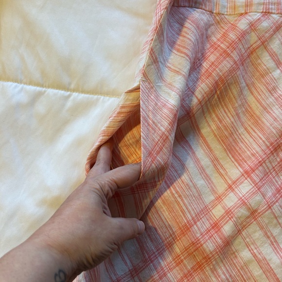 J. Jill Love Linen Plaid Sleeveless Maxi Dress with pockets - Picture 8 of 10